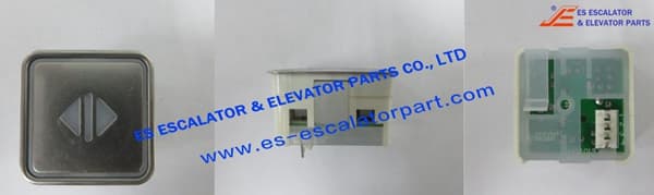 Red Light White Letter Card sand blasting 200229612 Use For THYSSENKRUPP