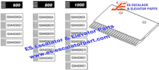 GOA453AG1 Comb Aluminum Finish P/Ns