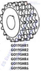 GO195HR3 Sprockets–Pulleys–Sheaves