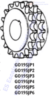 GO195JP4 Sprockets–Pulleys–Sheaves Use For OTIS
