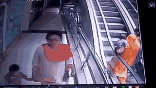 Baby dies after falling from mother's arms on escalator
