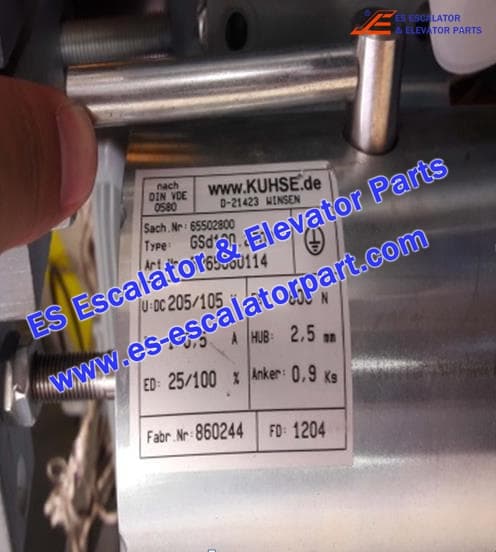 Escalator TUGELA 945 5265060114 GSD100.2703 vbrake coil Use For THYSSENKRUPP