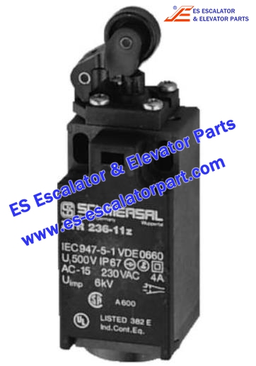 Thyssenkrupp Escalator Parts Z1R236-11Z Front panel micro switch Thyssenkrupp Escalator Parts Z1R236-11Z Front panel micro switch