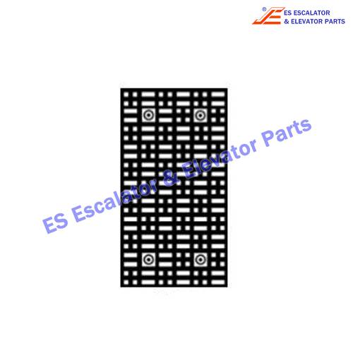 457AA4 Floor Plate,Landing,Aluminum,with Black Finish Use For OTIS