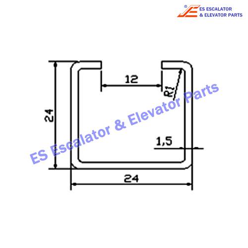 Escalator DAA50N Track Use For OTIS