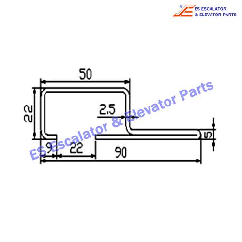 XAA50J Escalator Track Use For OTIS