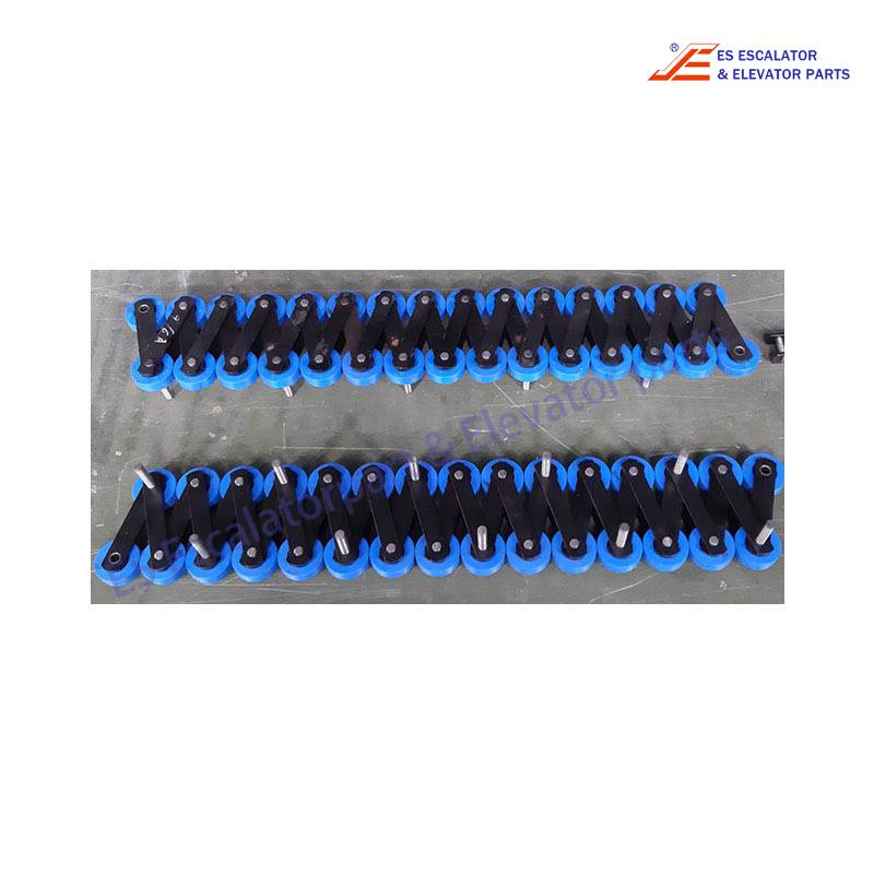 1705804200 Escalator Step Chain FT722 roller 75mm,Pin d=15 mm L=116мм,with bearings in all rollers Use For Thyssen
