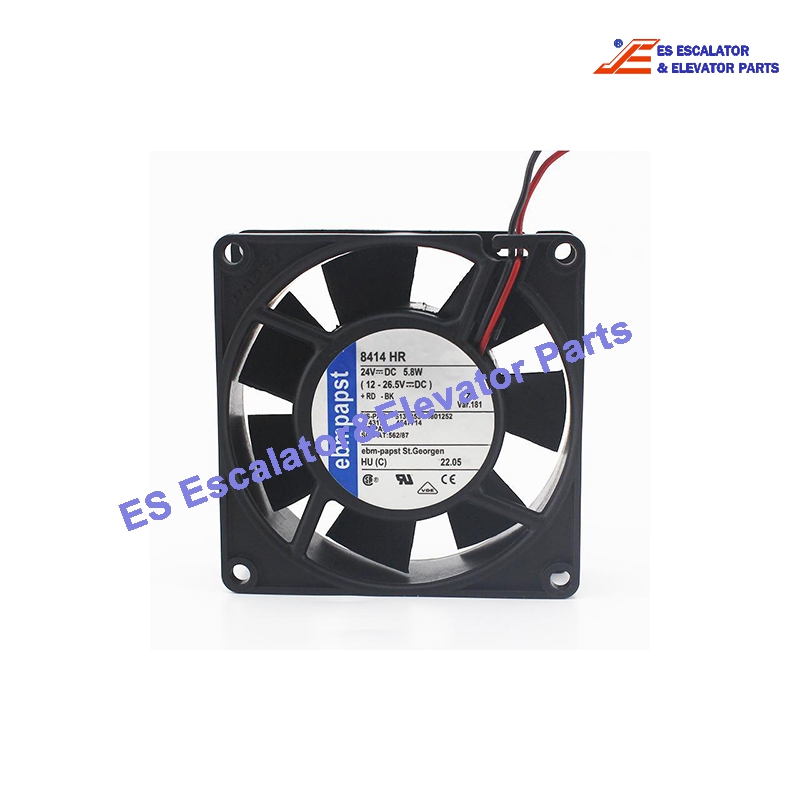 5135353 Elevator Fan 8314 H EBMPAPST- 24V DC /245mA / 60 W / 12-26.5V - DC