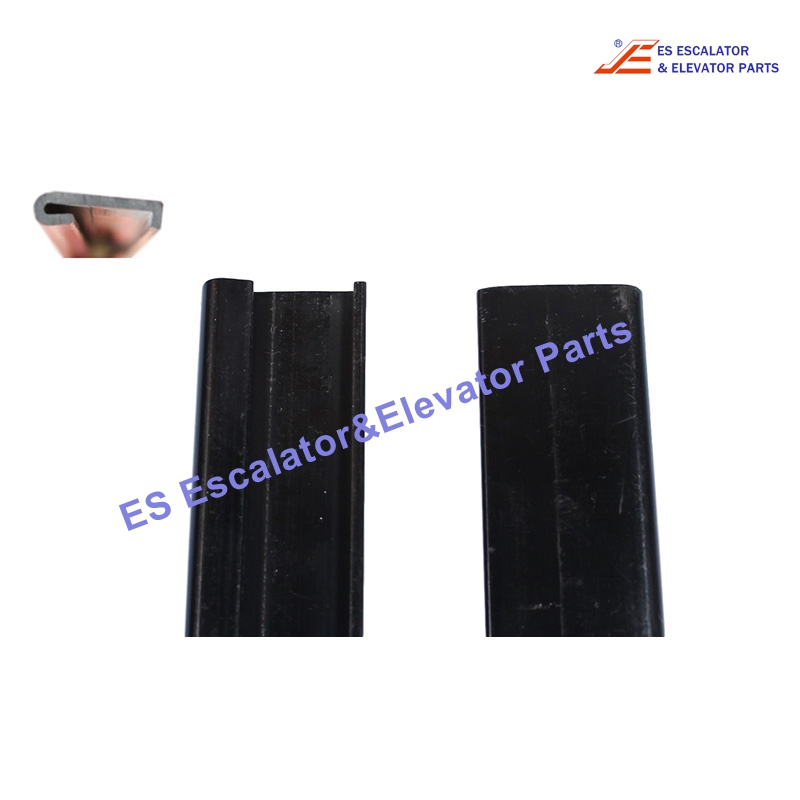 ASA00C435 C Escalator Handrail Guide Shape   Black HR L=1500mm Use For Lg/Sigma