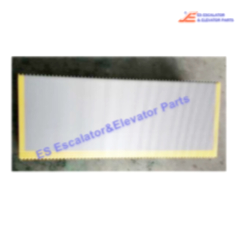 ES-SC004 468549 Escalator Aluminum Step 70mm Roller 1000mm Silver With Yellow Demarcation