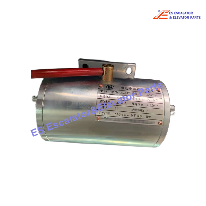 HXZD-700/25-T2 Escalator Brake Magent  Starting Volt ge DC200V Sustaining Voltage DC100V Starting Current 2X0.58A Maintain Current 2X0.29A Working Stroke 2.5~3.0mm Use For Thyssenkrupp