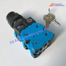 DAA177NPJ1 Escalator Lock Key Switch Key 3 Position