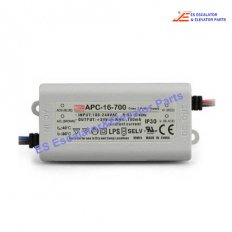 <b>Mean Well APC-16-700 Elevator Constant Current LED Driver Power Supply</b>
