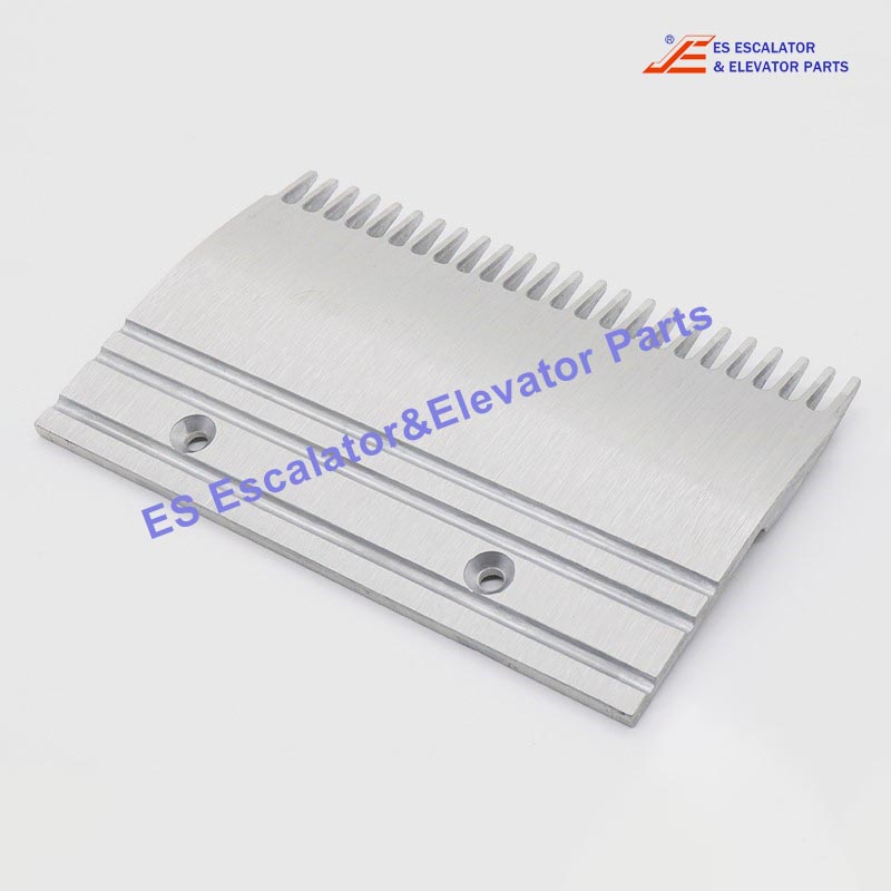 XAA453BJ1 Escalator Comb Plate 203.184 x 132.64mm Tooth Pitch 8.466 Hole Spacing 101.7 24T Aluminum Center Use For Otis