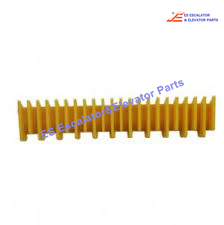 DSA2001533 Escalator Step Demarcation Strip Plastic 19T ABS Yellow Use For Lg/Sigma