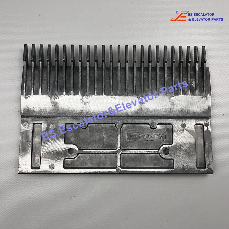 GAA453BM-L Escalator Comb Plate 24 Teeth Aluminium Left 506 Escalator Use For Otis