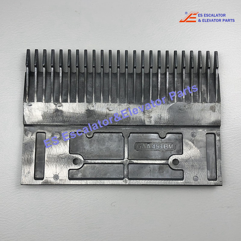 GAA453BM-M Escalator Comb Plate 24 Teeth Aluminium 506 Escalator Use For Otis
