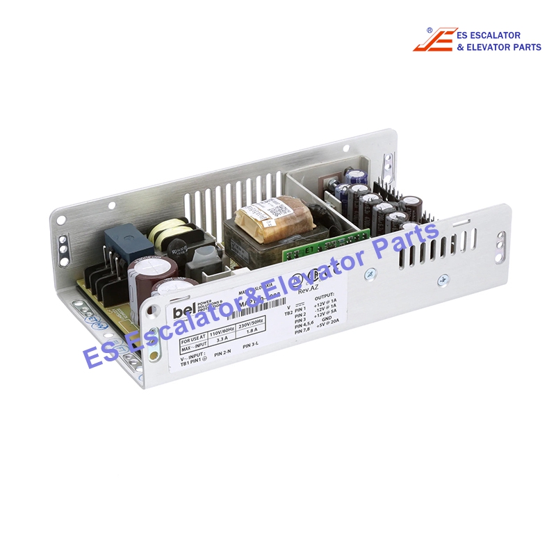 MAP130-4002 Escalator Power Supply 130W 5V 20A 12V 5A/ -12V 1A 47 To 63 Hz Use For Otis