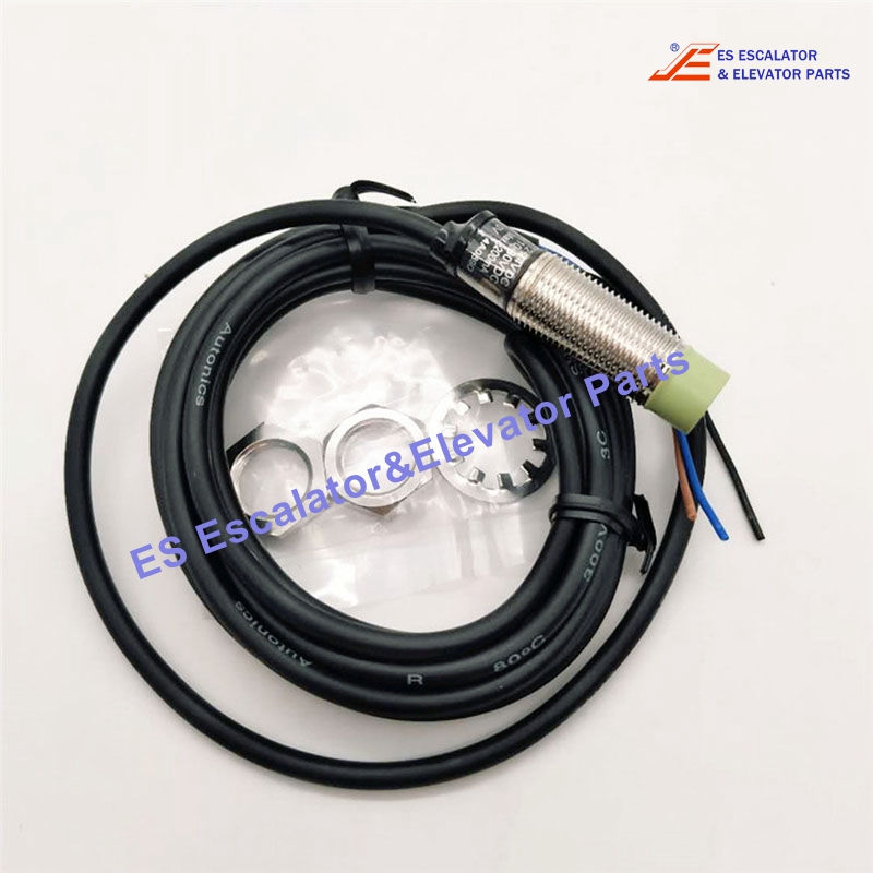 PR12-4DP Elevator Inductive Proximity Sensor DC 3-Wire Type 12-24VDC Sensing Side Diameter: M12 Sensing Distance: 4mm
