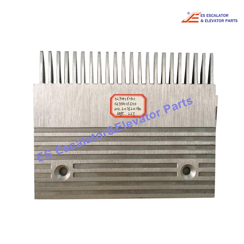 5270416D10 Escalator Comb Plate,Aluminum,22T,202.2x162x140mm Use For KONE