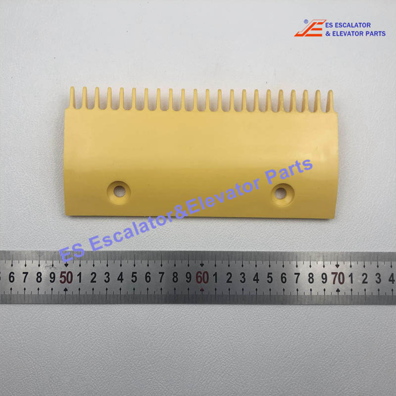 DSA2001489 Escalator Comb Plate 198X94.4mm 22T ABS Yellow Center Use For Lg/Sigma