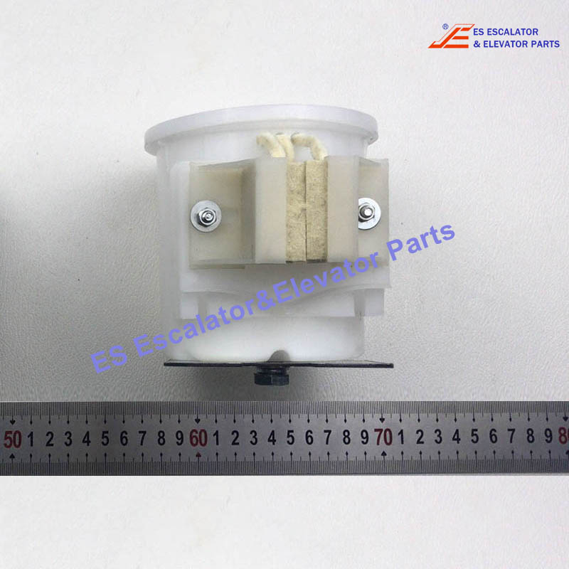 XAA349C2 Elevator Oil Cup Car Guide Rail Oiler Round Cup With Bracket 11.6x12cm Use For Otis