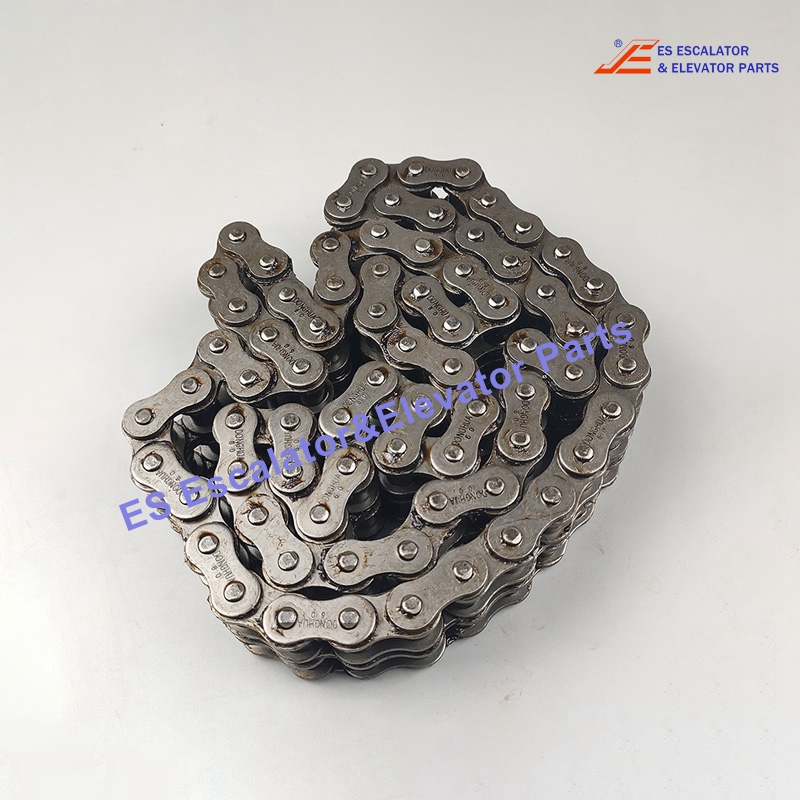 GAA332AS6-065 Escalator Drive Chain Double Row 130 knots (including connecting link)Type Of Connecting Link: Clearance Fit c/w Cotter pin Use For Otis
