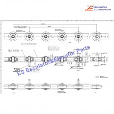 18KV-SF Escalator Step Chain