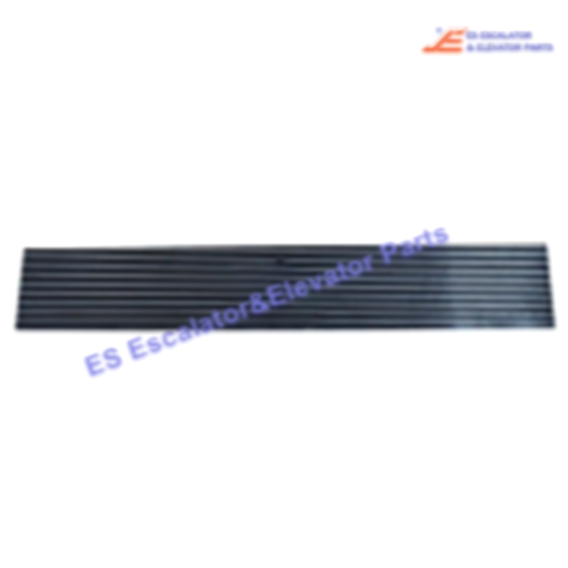 50639007 Escalator Comb Plate Coverning L=1020mm width 163mm ALU Black 9500
