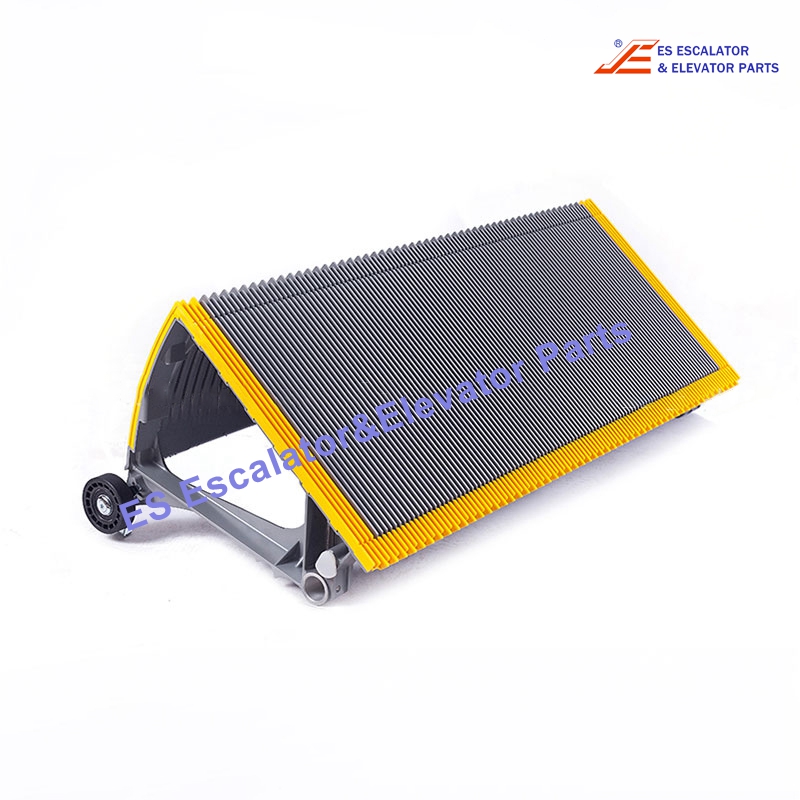 ES-KT004 DEE3670892 Escalator Step ECO*RTV*RTK Grey Painted With 3-Sides Yellow Demarcation 1000*800mm 2000 B=996mm Type100 Euro Sliver Use For KONE