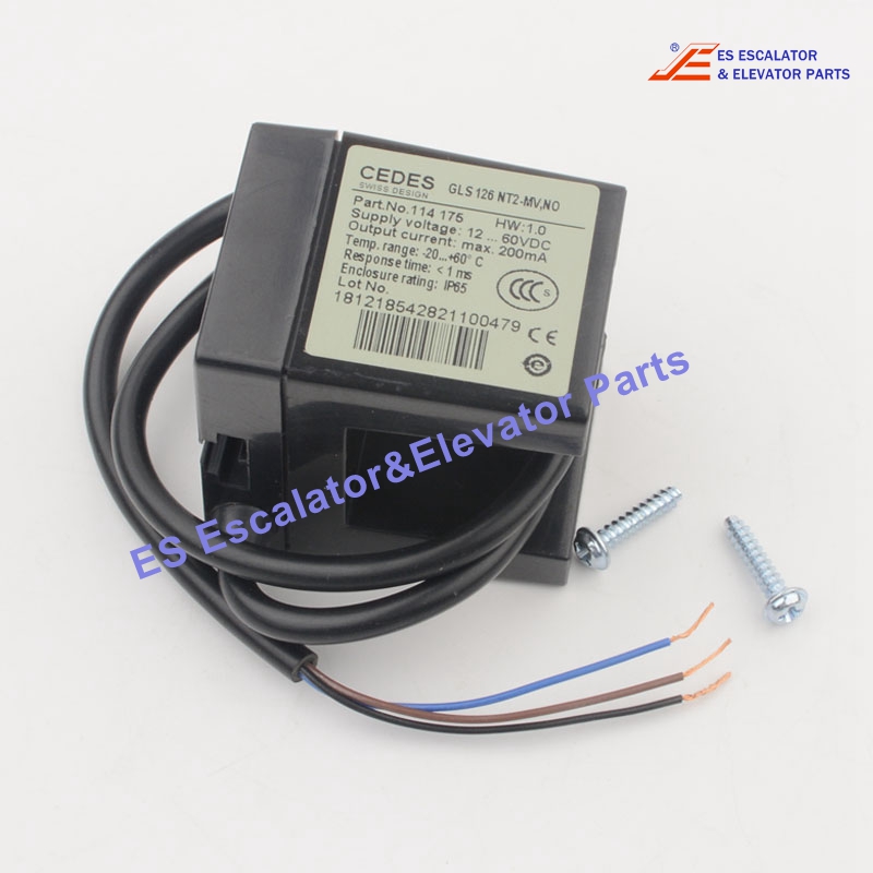 GLS126NT2-MV,NO Elevator Leveling Switch Sensor Supply Voltage:12-60VDC Current:Max.200mA Use For CEDES