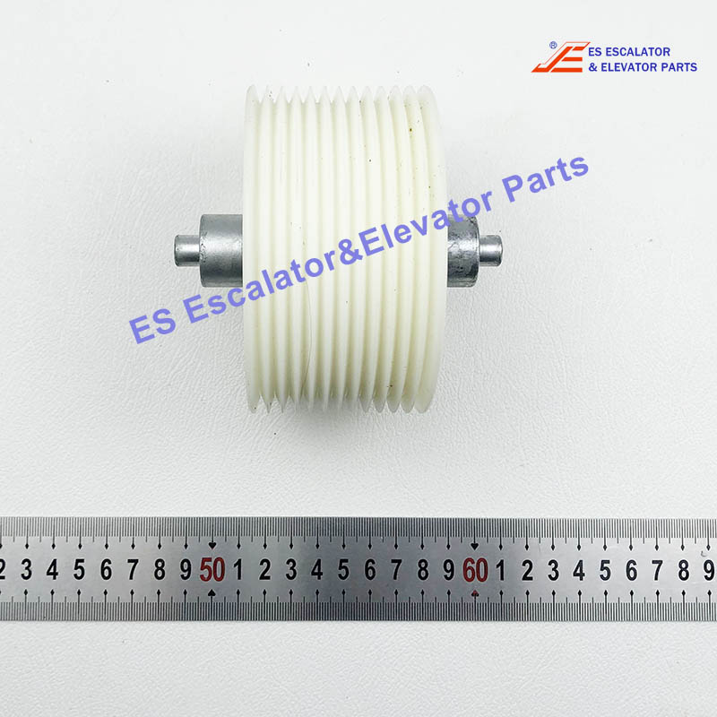 1709154100 Escalator Handrail Pulley  With Shaft 110X60 Bearing 6305 Use For Thyssenkrupp
