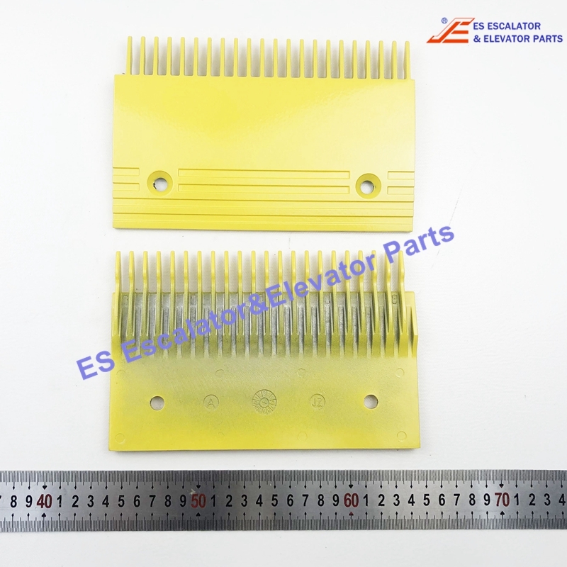 KM5130669H02 Escalator Comb Yellow Powder Coated Use For Kone