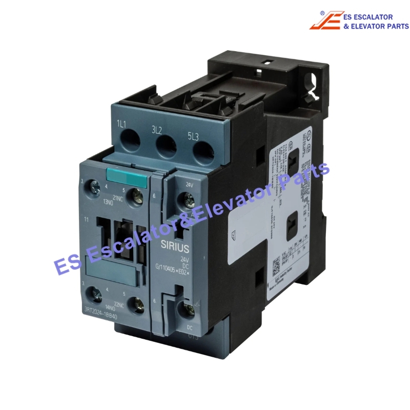 3RT2024-1BB40 Elevator Power Contactor 5.5Kw 400V 24Vdc Use For Siemens
