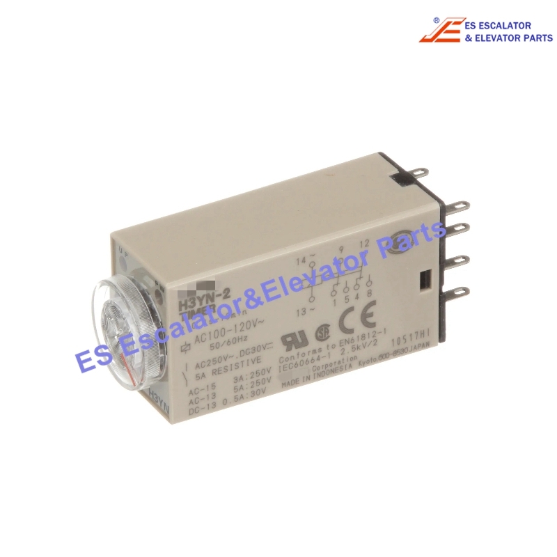 H3YN-2 AC100-120V Elevator Time Delay Relay Use For Omron
