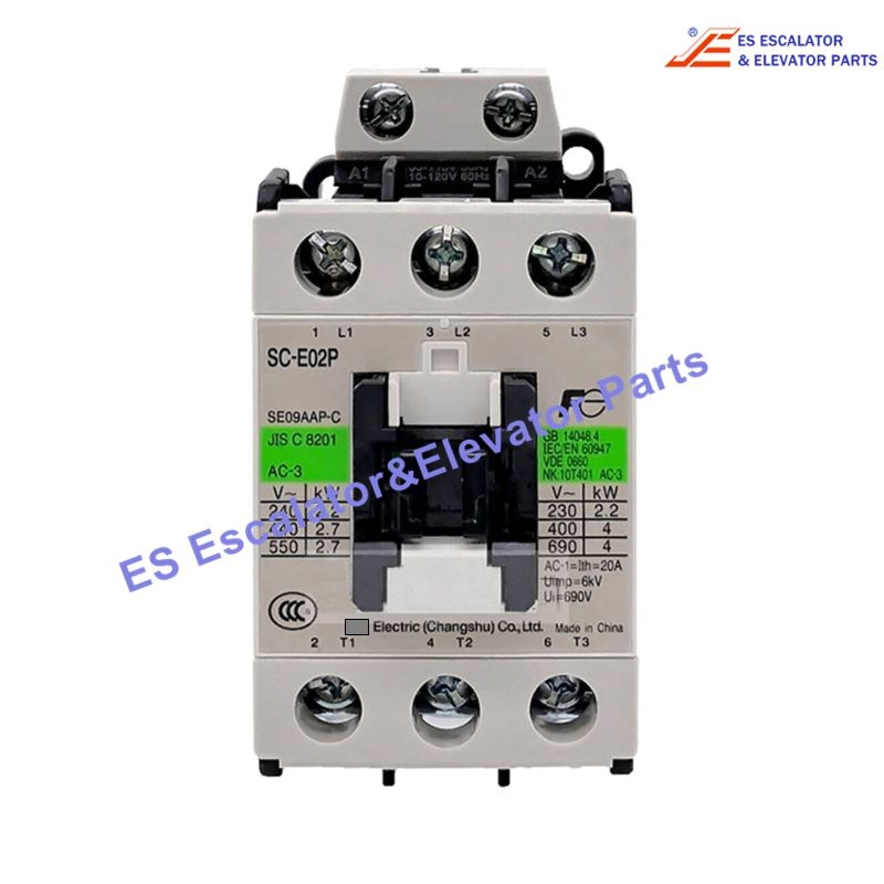 SC-E02P/G(DC110V) Elevator Contactor Use For FUJI
